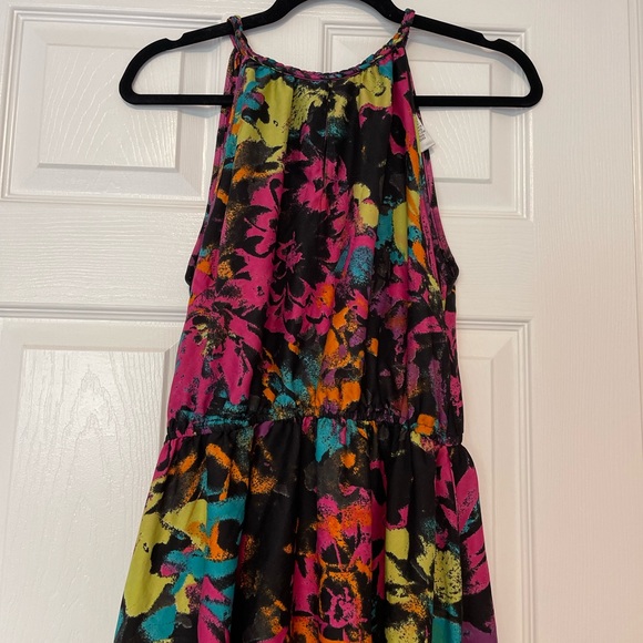 Colourful high low dress size S - great condition - Picture 1 of 6